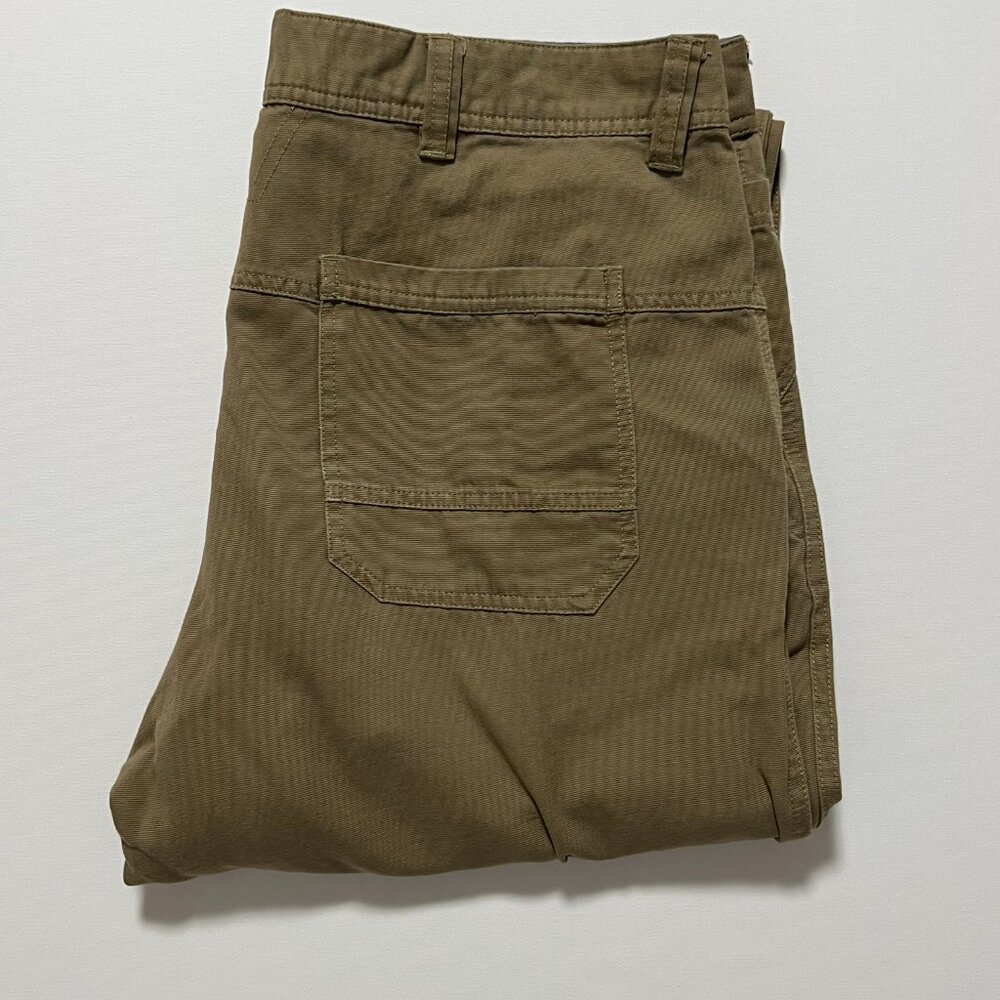 Horny Toad Khaki Pants Casual Flat Front Preppy Tan Beige Men's size 36x34
